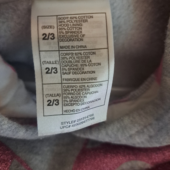 Disney Store Minnie Mouse Hoodie – Toddler 2/3T - Picture 4 of 4